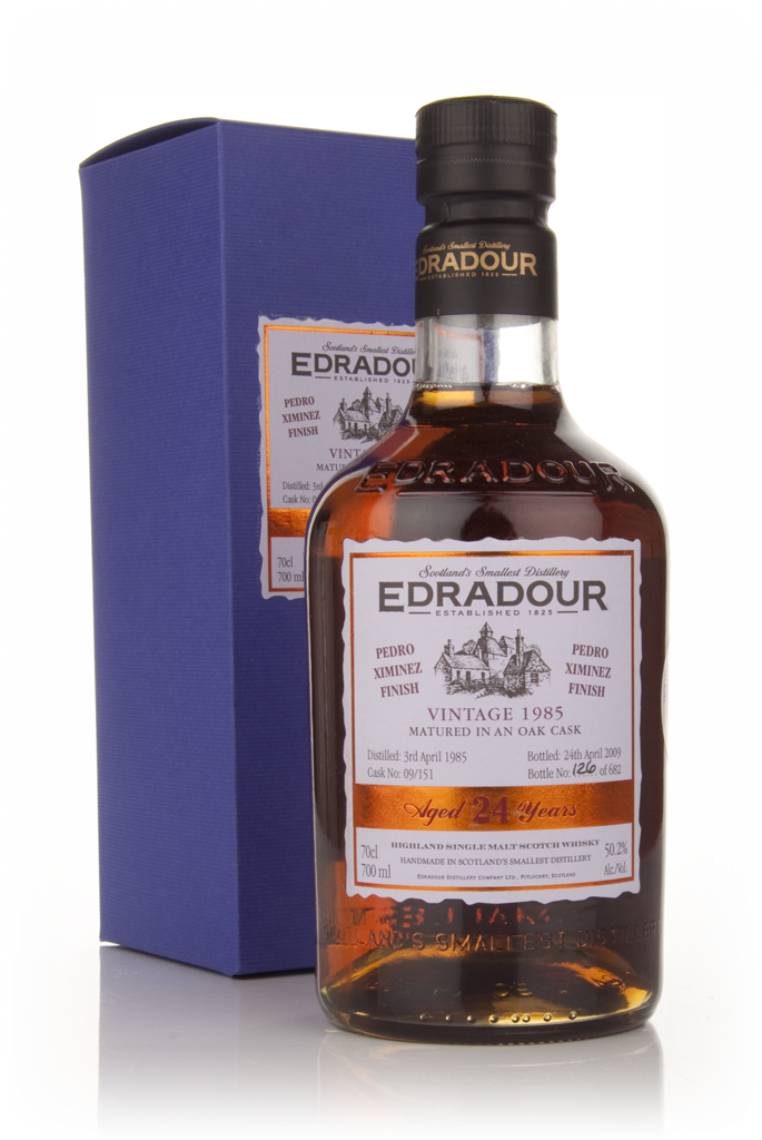 Edradour 24 Year Old 1985 Pedro Ximénez Cask Finish 70cl product image