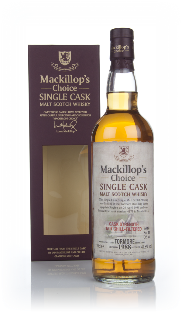 Tormore 27 Year Old 1988 (cask 4177) - Mackillop's Choice 70cl product image