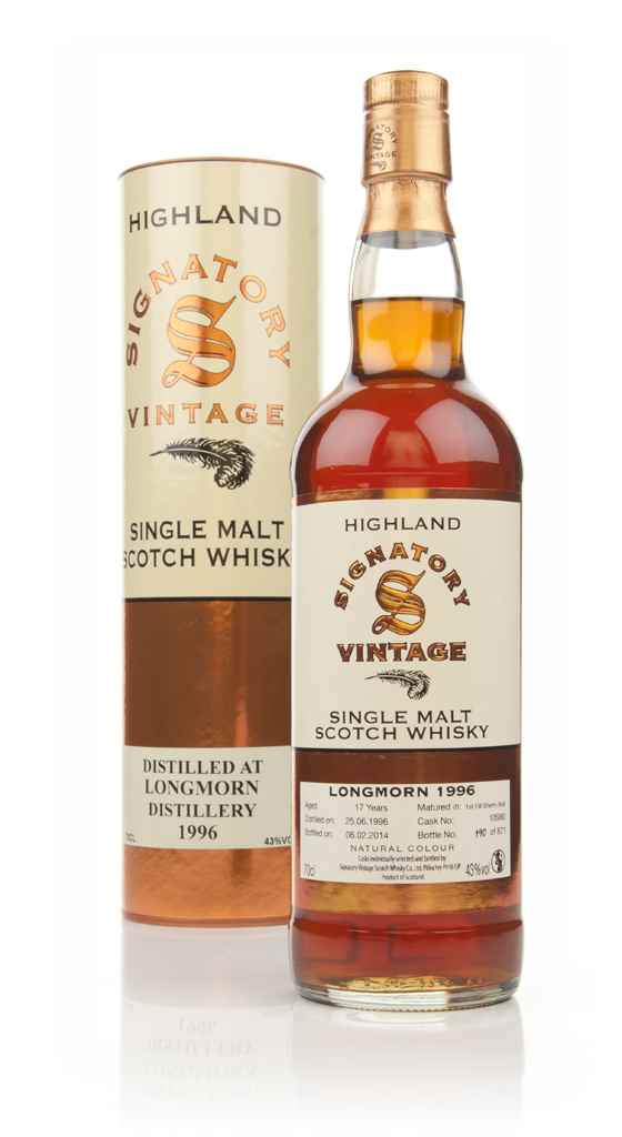 Longmorn 17 Year Old 1996 (cask 105083) - (Signatory) 70cl product image