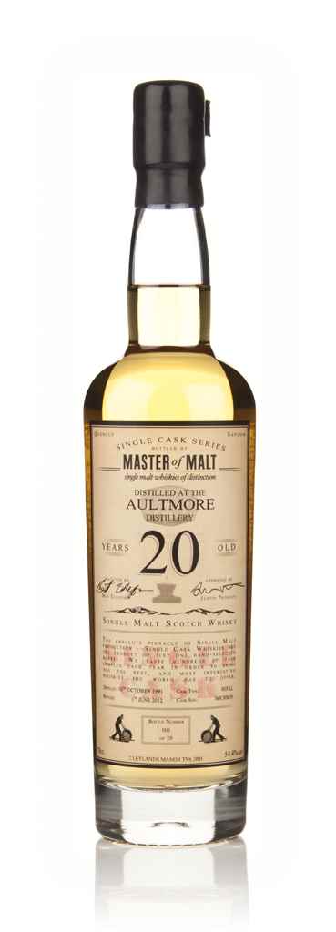 Aultmore 20 Year Old 1991 - Single Cask (Master of Malt) 70cl product image