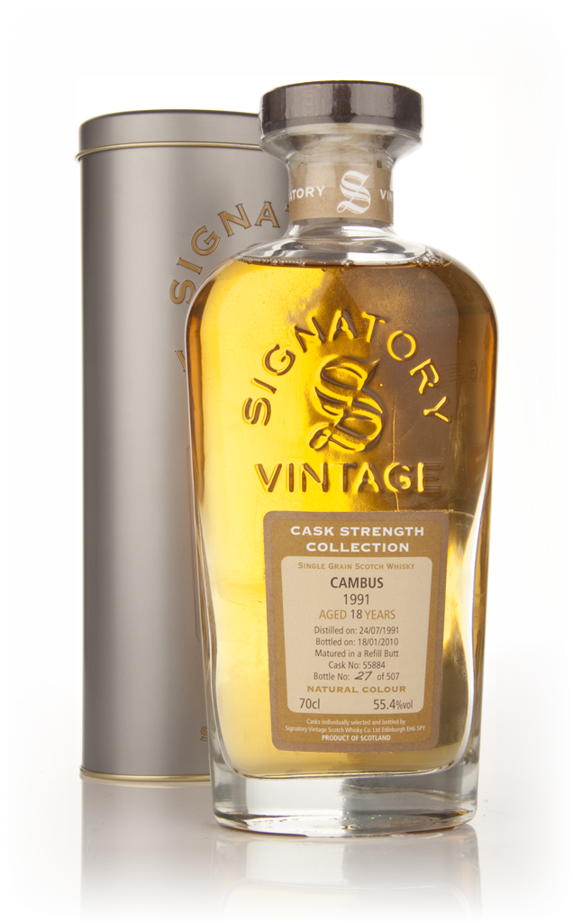 Cambus 18 Year Old 1991 (cask 55884) - Cask Strength Collection (Signatory) 70cl product image