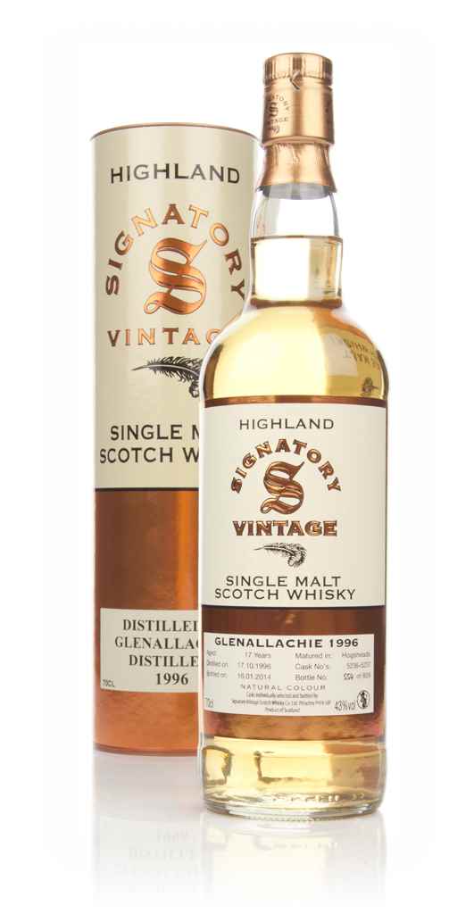 Glenallachie 17 Year Old 1996 - (casks 5236+5237) (Signatory) 70cl product image