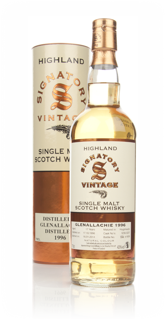 Glenallachie 17 Year Old 1996 - (casks 5236+5237) (Signatory) 70cl product image
