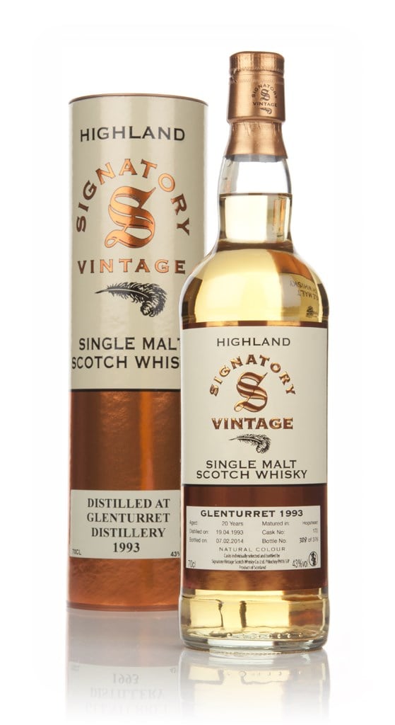 Glenturret 20 Year Old 1993 (cask 173) - (Signatory) 70cl product image
