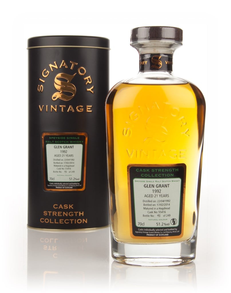Glen Grant 21 Year Old 1992 (cask 55416) - Cask Strength Collection (Signatory) 70cl product image