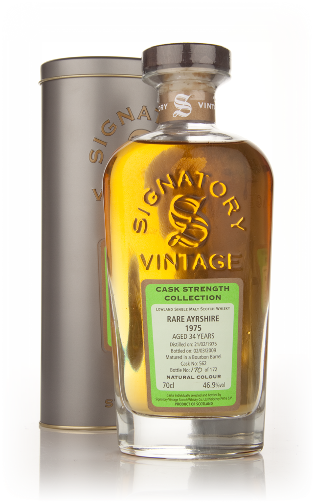 Rare Ayrshire (Ladyburn) 34 Year Old 1975 (cask 562) - Cask Strength Collection (Signatory) 70cl product image