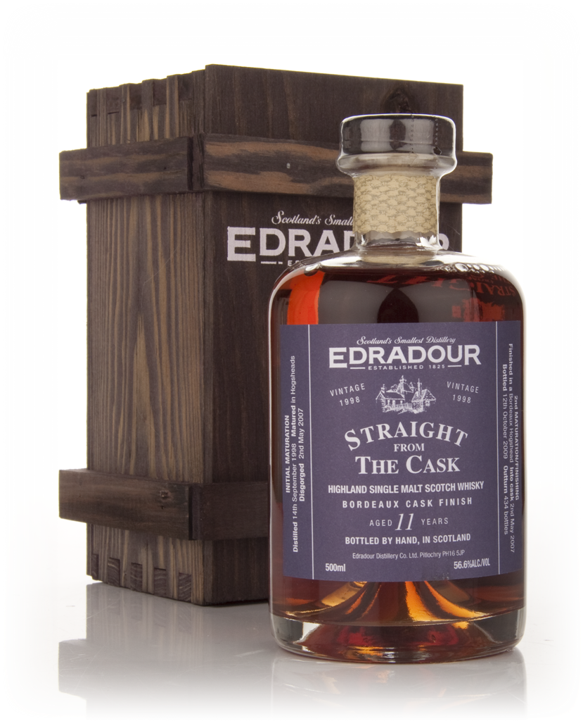 Edradour 11 Year Old 1998 Bordeaux Cask Finish - Straight from the Cask  50cl product image