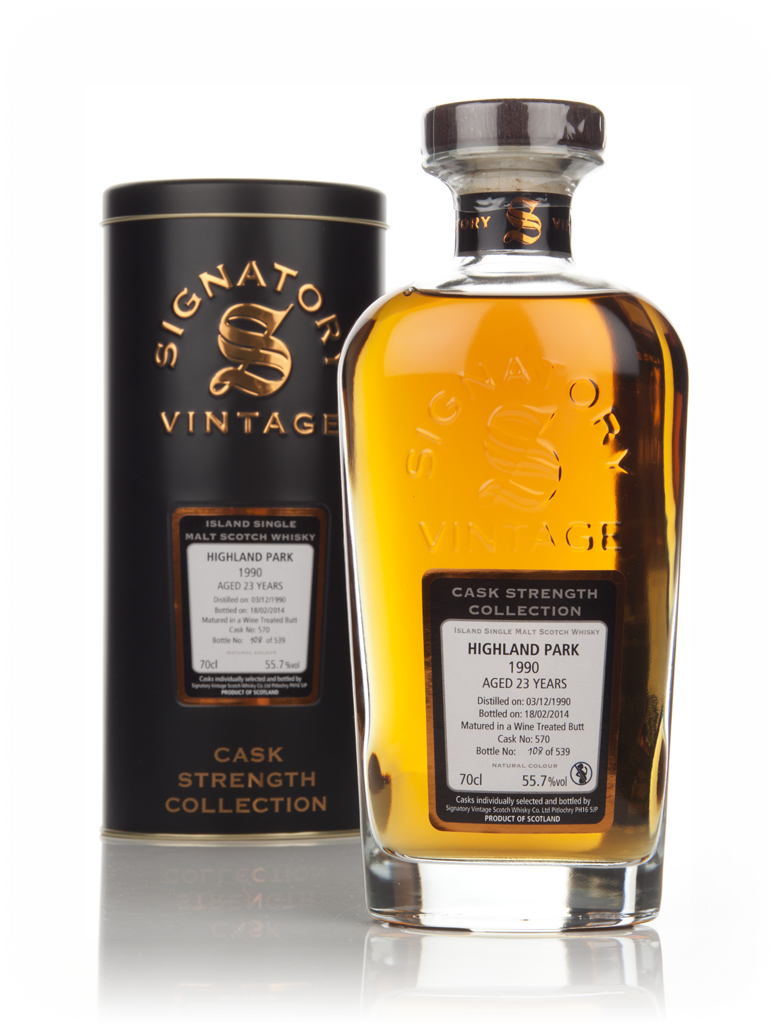 Highland Park 23 Year Old 1990 (cask 570) - Cask Strength Collection (Signatory) 70cl product image