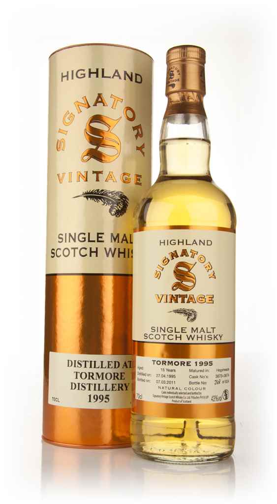 Tormore 15 Year Old 1995 (Signatory) 70cl product image