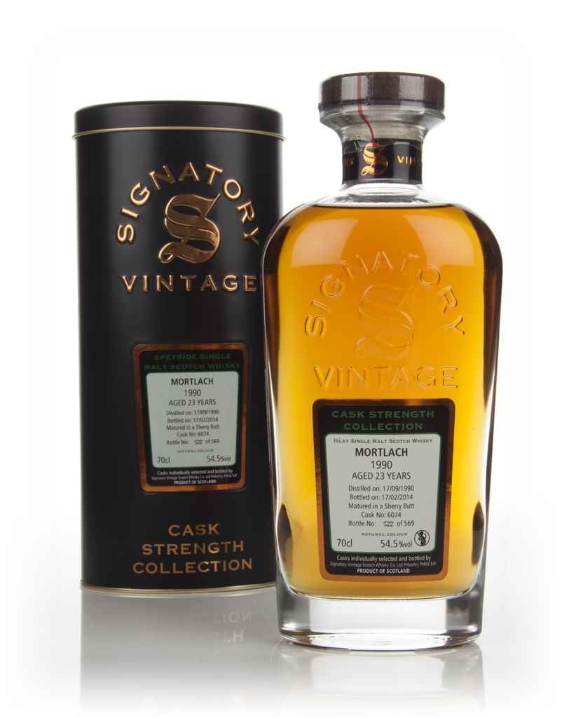 Mortlach 23 Year Old 1990 (cask 6074) - Cask Strength Collection (Signatory) 70cl product image