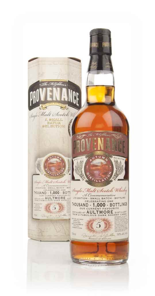 Aultmore 5 Year Old - Provenance (Douglas Laing) - Commemorative 1,000th Bottling Edition 70cl product image