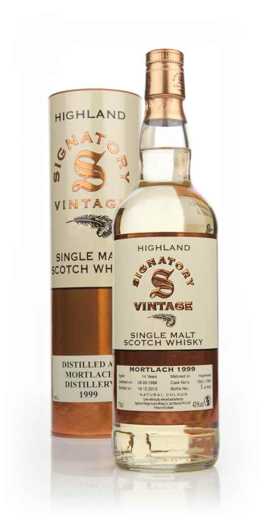 Mortlach 14 Year Old 1999 (casks 7902+7903) (Signatory) 70cl product image