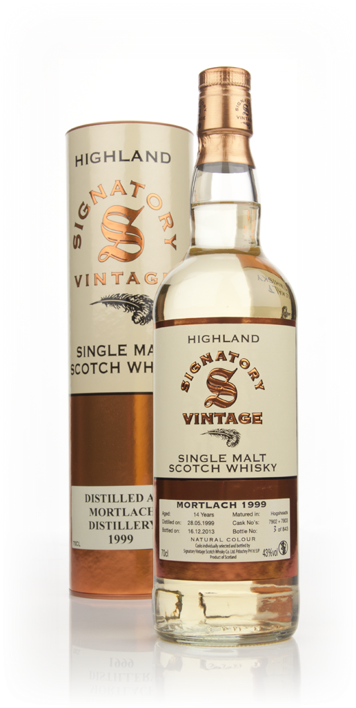 Mortlach 14 Year Old 1999 (casks 7902+7903) (Signatory) 70cl product image
