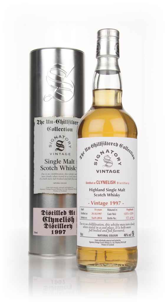 Clynelish 16 Year Old  1997 (cask 12373+12374) - Un-Chillfiltered (Signatory) 70cl product image
