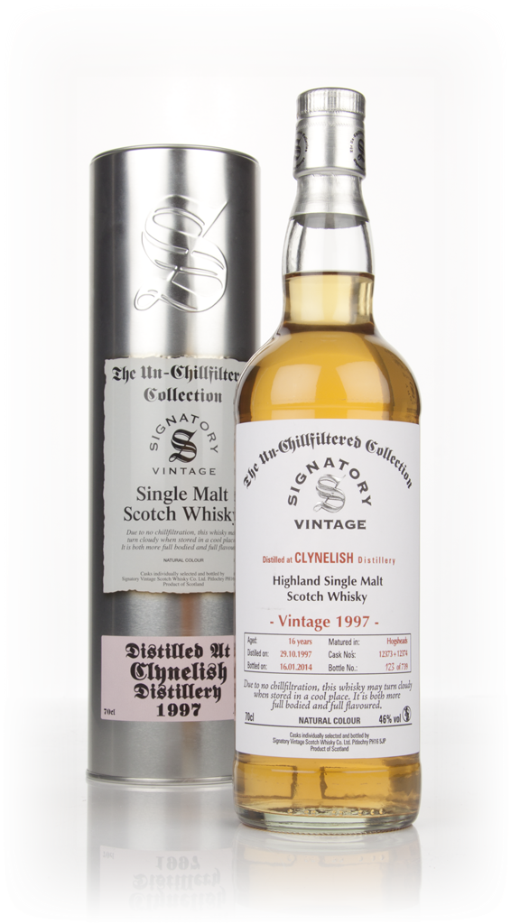 Clynelish 16 Year Old  1997 (cask 12373+12374) - Un-Chillfiltered (Signatory) 70cl product image