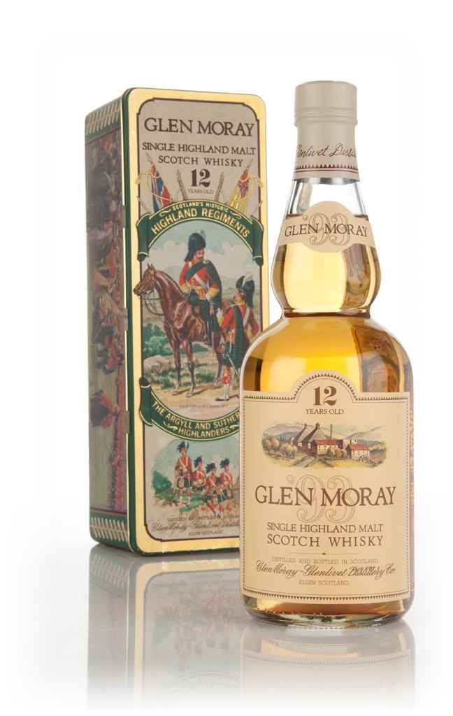 Glen Moray 12 Year Old - Highland Regiments The Argyll And Sutherland Highlanders - 1980s 70cl product image