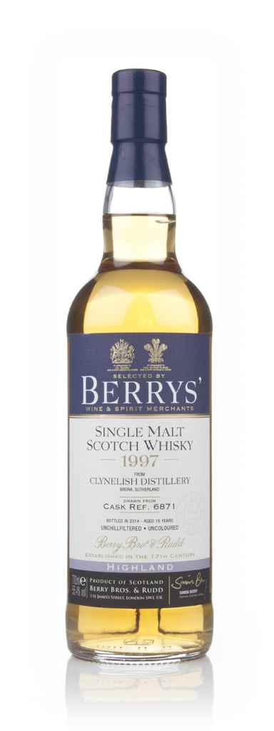 Clynelish 16 Year Old 1997 (cask 6871) (Berry Bros & Rudd) 70cl product image