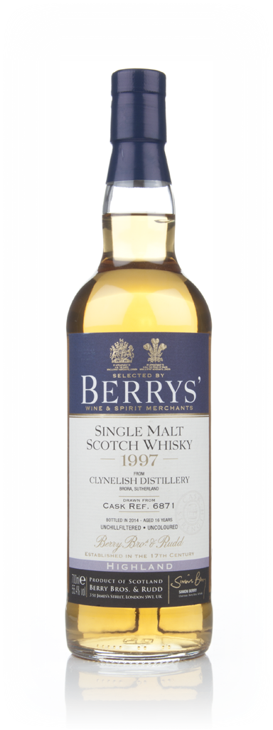 Clynelish 16 Year Old 1997 (cask 6871) (Berry Bros & Rudd) 70cl product image
