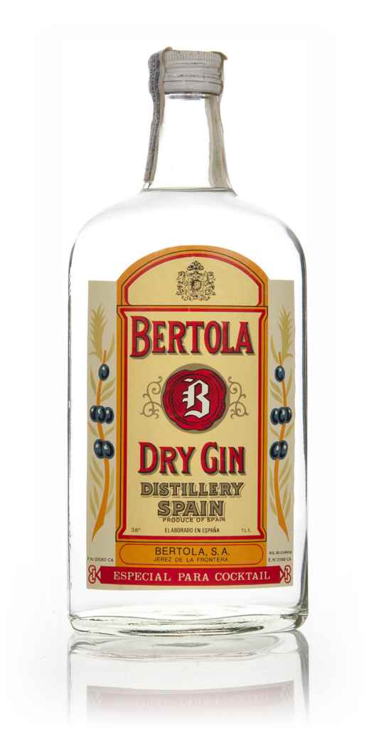 Bertola Dry Gin - 1970s 100cl product image