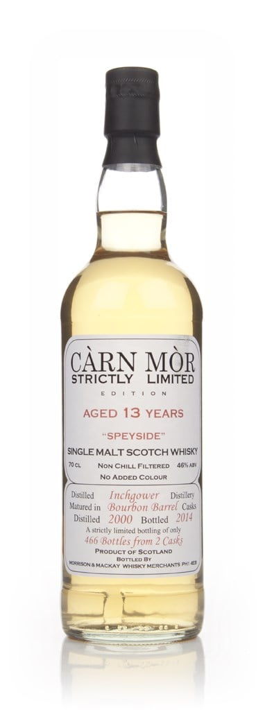 Inchgower 13 Year Old 2000 - Strictly Limited (Càrn Mòr) 70cl product image
