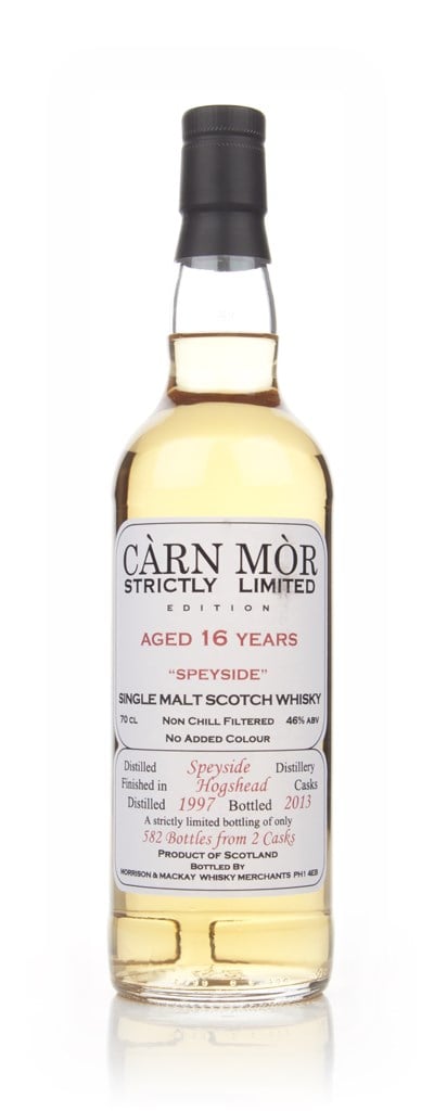 Speyside 16 Year Old 1997 - Strictly Limited (Càrn Mòr) 70cl product image