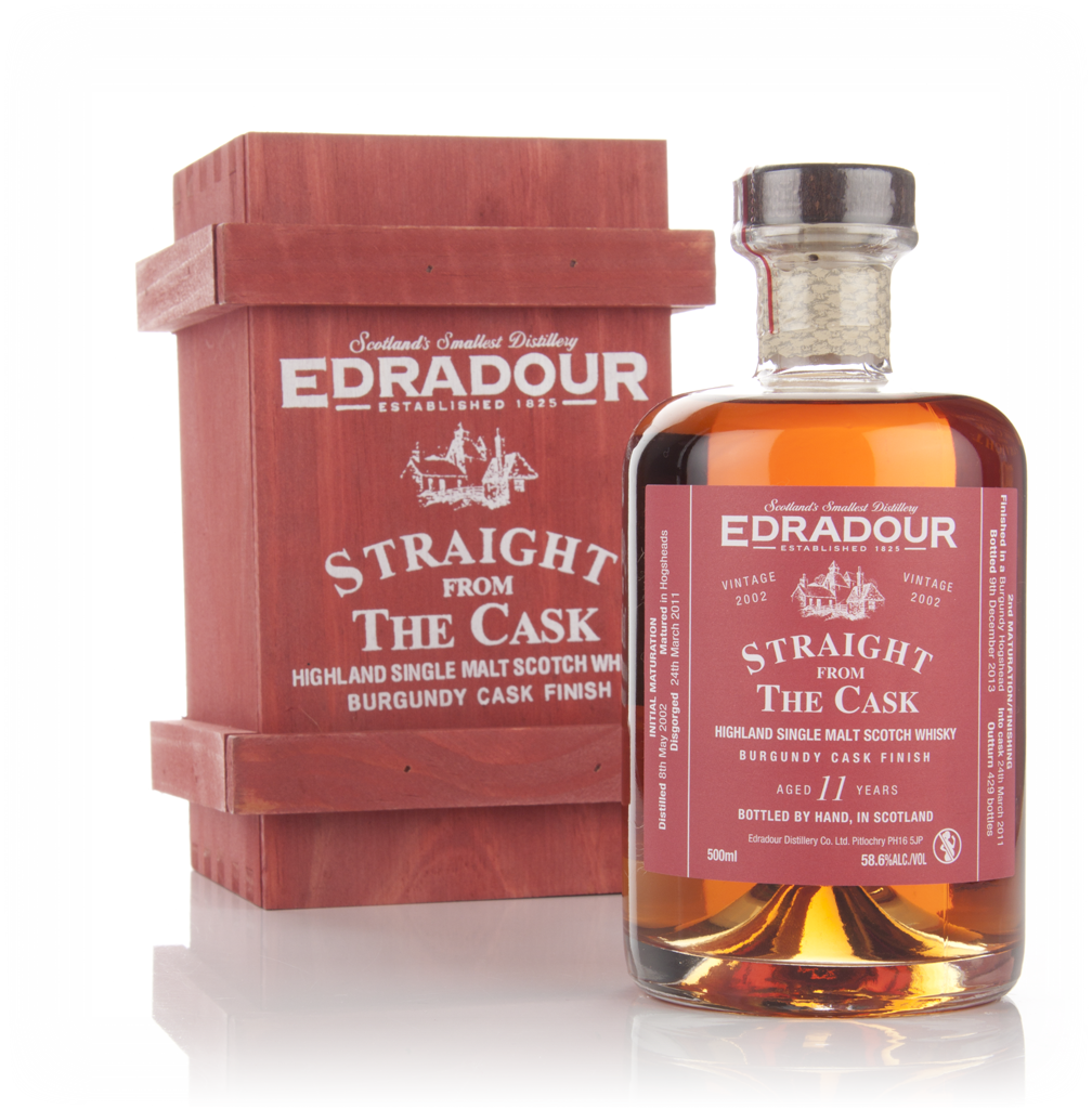 Edradour 11 Year Old 2002 Burgundy Cask Finish - Straight From the Cask 58.6% 50cl product image