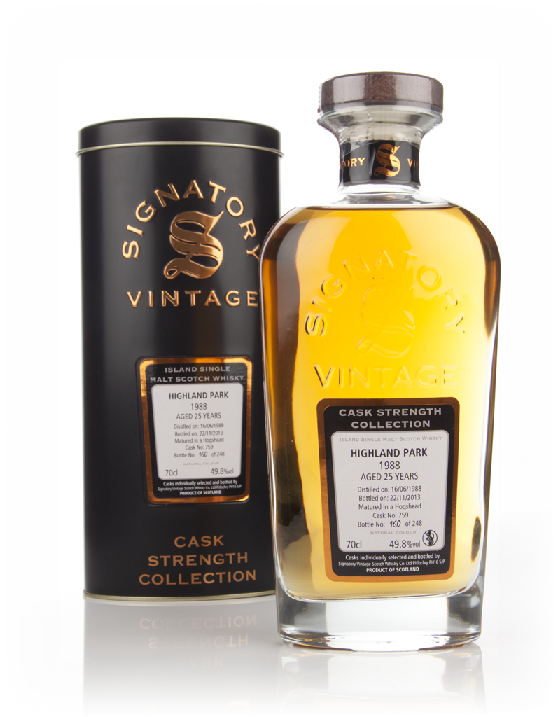 Highland Park 25 Year Old 1988 (cask 759) - Cask Strength Collection (Signatory) 70cl product image
