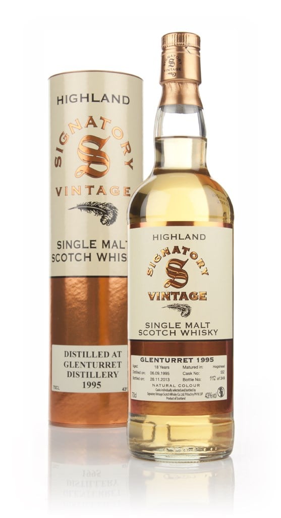 Glenturret 18 Year Old 1995 (cask 552) - (Signatory) 70cl product image