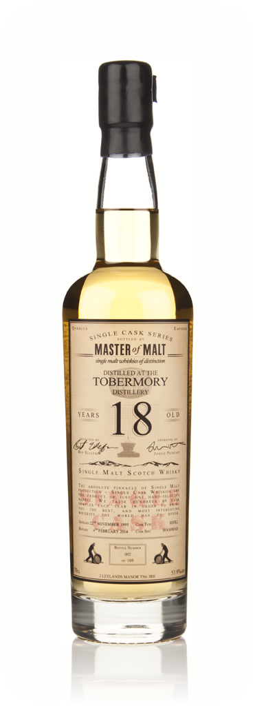 Tobermory 18 Year Old 1995 - Single Cask (Master of Malt) 70cl product image
