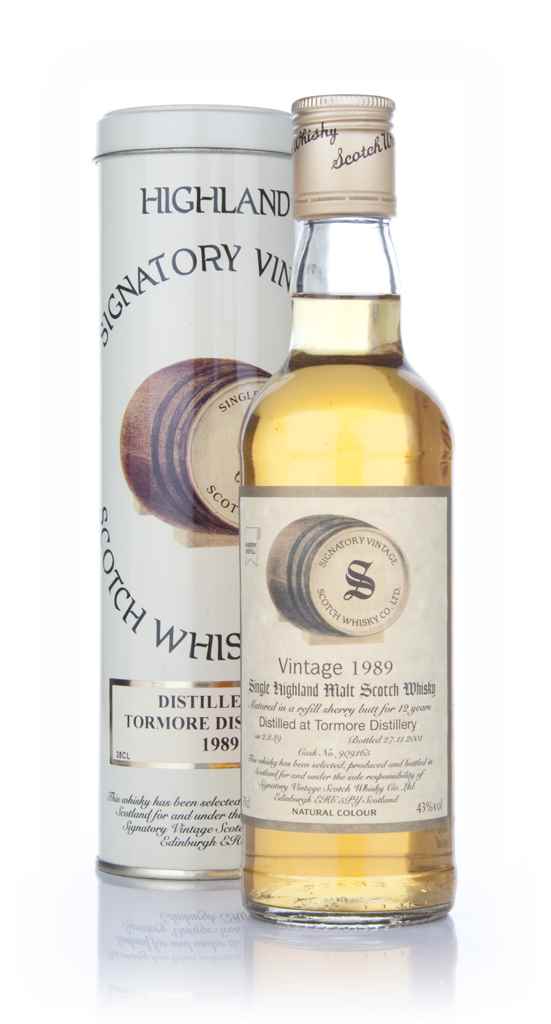 Tormore 1989 35cl - Signatory product image