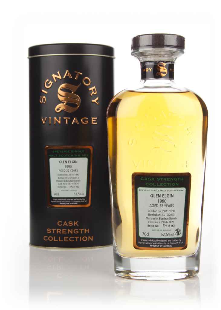 Glen Elgin 22 Year Old 1990 (cask 7874+7876) - Cask Strength Collection (Signatory) 70cl product image