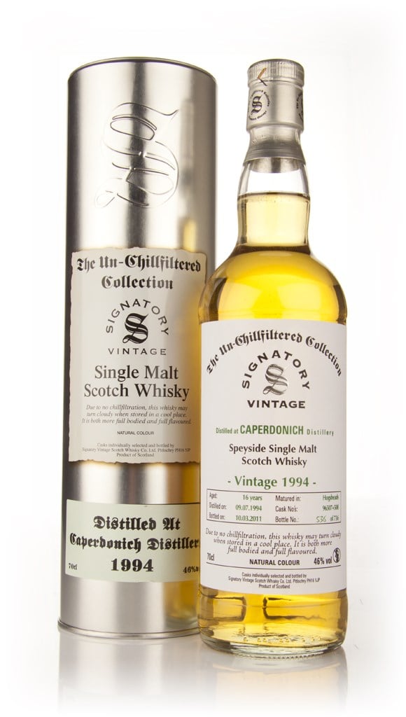 Caperdonich 16 Year Old 1994 - Un-Chillfiltered (Signatory) 70cl product image