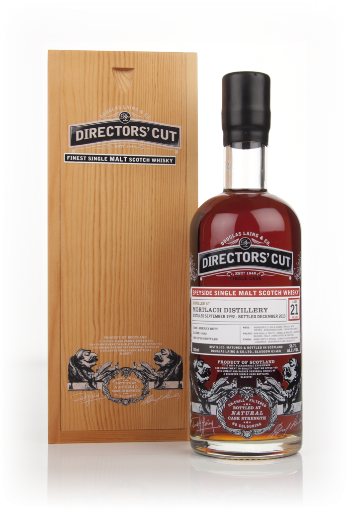 Mortlach 21 Year Old 1992 (cask 10143) - Directors' Cut (Douglas Laing) 70cl product image