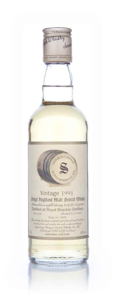 Royal Brackla 1991 35cl (Signatory) product image