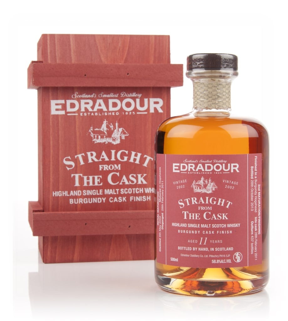 Edradour 11 Year Old 2002 Burgundy Cask Finish - Straight From the Cask 58.8% 50cl product image