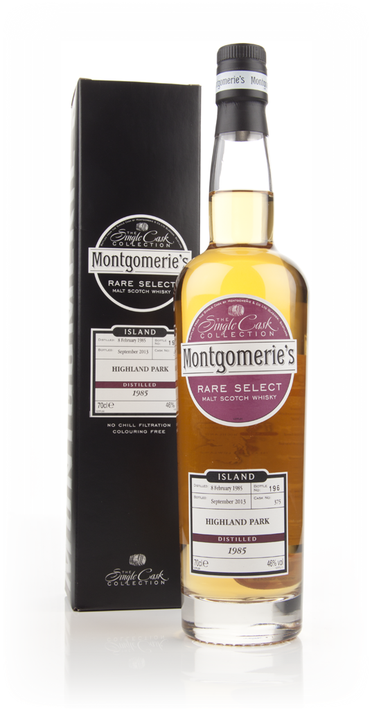 Highland Park 28 Year Old 1985  (cask 375) - Rare Select (Montgomerie's) 70cl product image