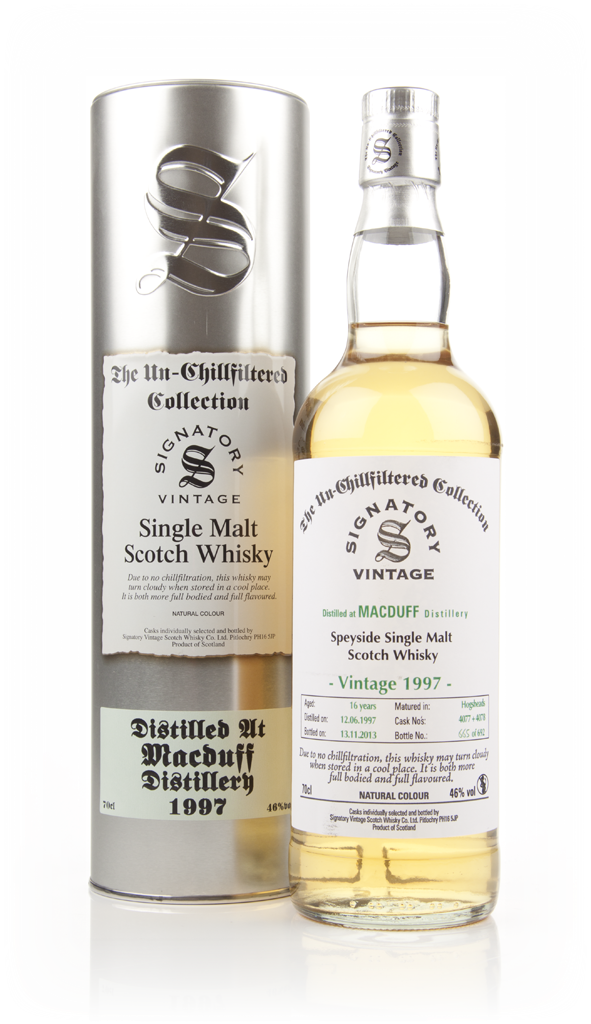 Macduff 16 Year Old 1997 (casks 4077+4078) - Un-Chillfiltered (Signatory) 70cl product image