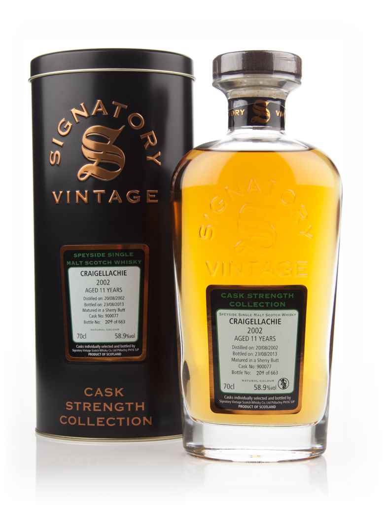 Craigellachie 11 Year Old 2002 (cask 900077) - Cask Strength Collection (Signatory) 70cl product image