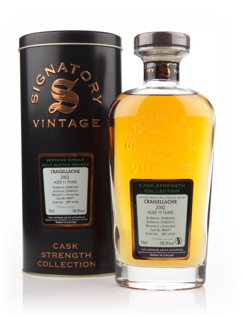 Craigellachie 11 Year Old 2002 (cask 900077) - Cask Strength Collection (Signatory) 70cl product image
