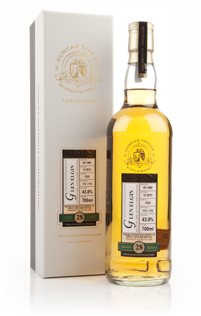 Glen Elgin 28 Year Old 1985 (cask 1525) - Dimensions (Duncan Taylor) 70cl product image