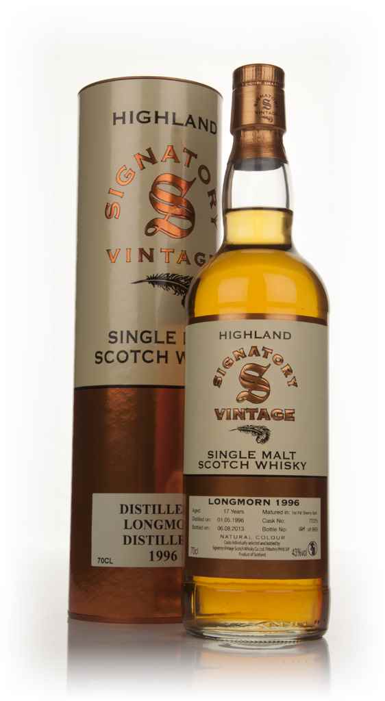 Longmorn 17 Year Old 1996 (cask 72325) - Signatory 70cl product image
