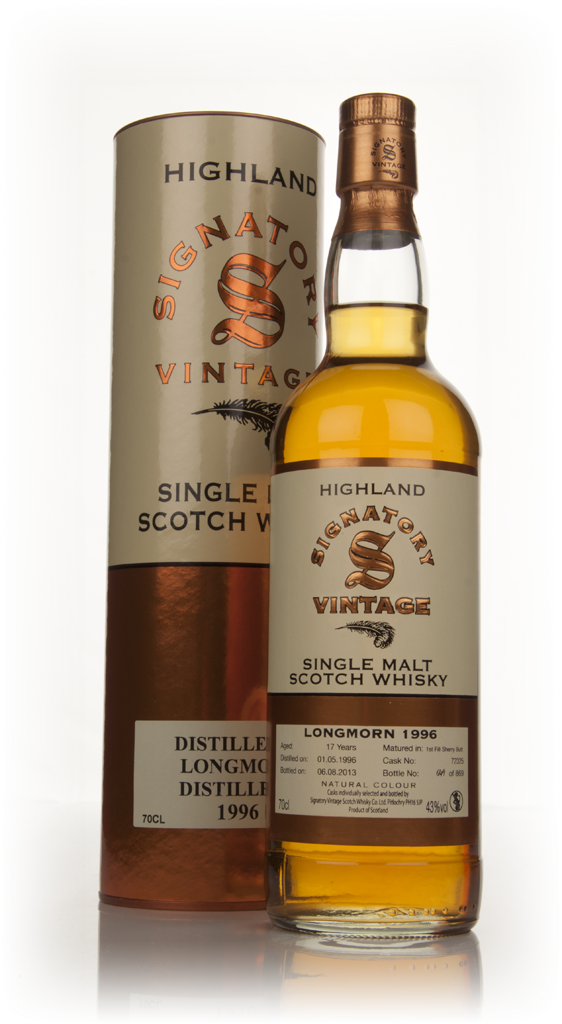 Longmorn 17 Year Old 1996 (cask 72325) - Signatory 70cl product image