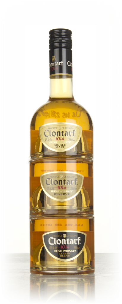 Clontarf Irish Whiskey Trinity 3x20cl 60cl product image