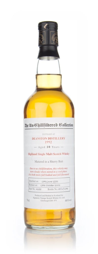 Deanston 10 Year Old 1992 - Un-Chillfiltered (Signatory) 70cl product image