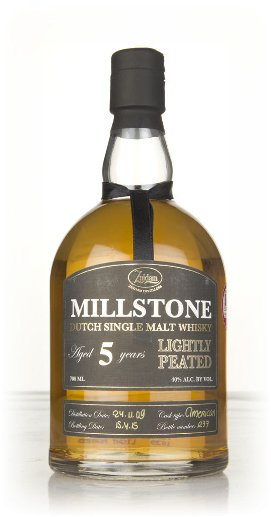 Millstone 5 Year Old Lightly Peated Dutch Single Malt Whisky 70cl product image