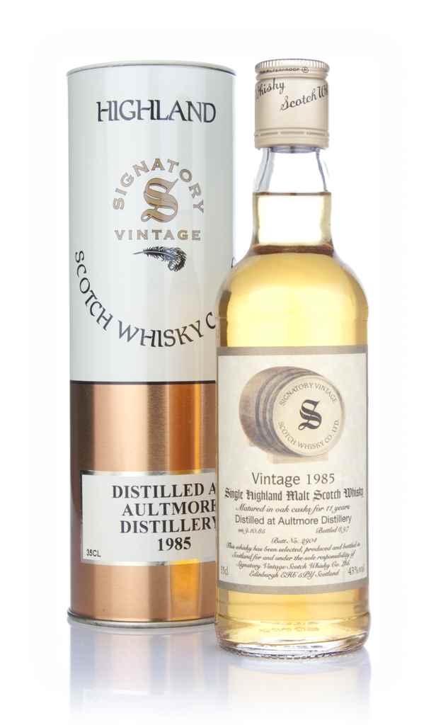 Aultmore 11 Year Old 1985 (Signatory) 35cl product image