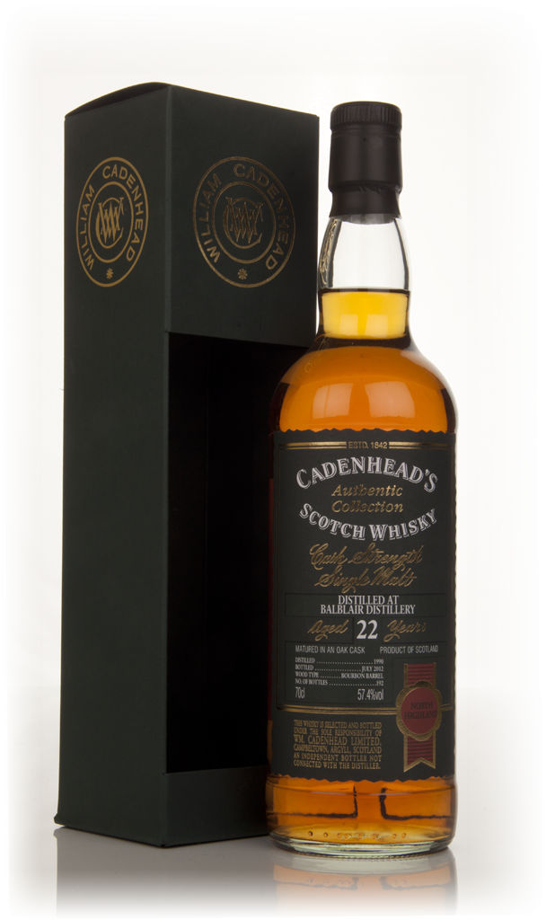 Balblair 22 Year Old 1990 - Authentic Collection (WM Cadenhead) 70cl product image