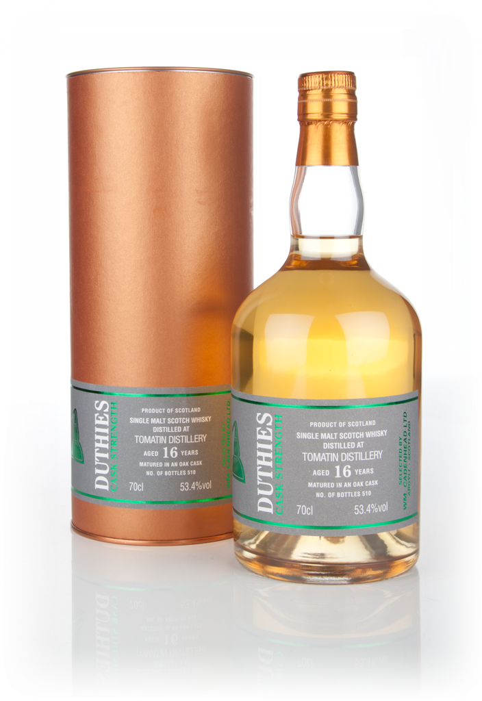Tomatin 16 Year Old - Duthies Cask Strength (WM Cadenhead) 70cl product image