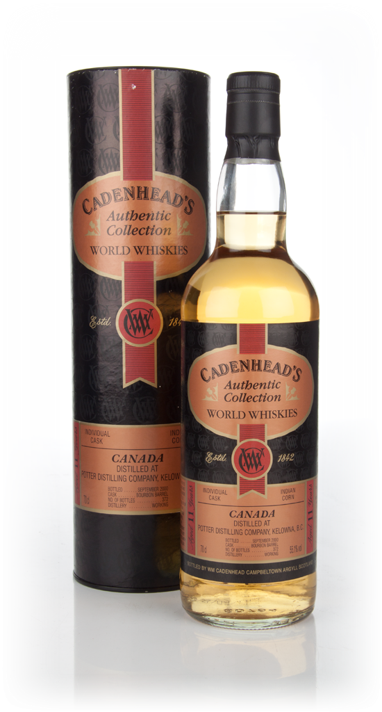 Potter 11 Year Old Indian Corn Whisky - Authentic Collection (WM Cadenhead) 70cl product image
