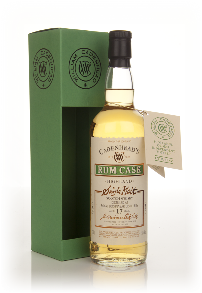 Royal Lochnagar 17 Year Old 1996 - Rum Cask (MW Cadenhead) 70cl product image